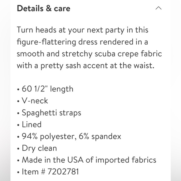 Xscape Spaghetti Strap Scuba Crepe Fit & Flare Dress - Picture 4 of 7